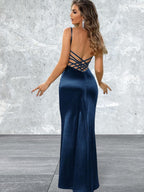 Strappy Backless Maxi Dress