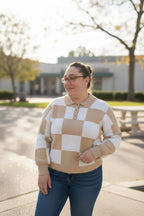 Women's Polo Collar Loose Sweater