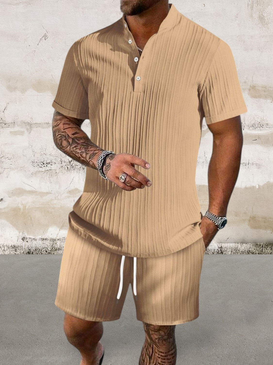 Men's Summer 2-Piece Short Set