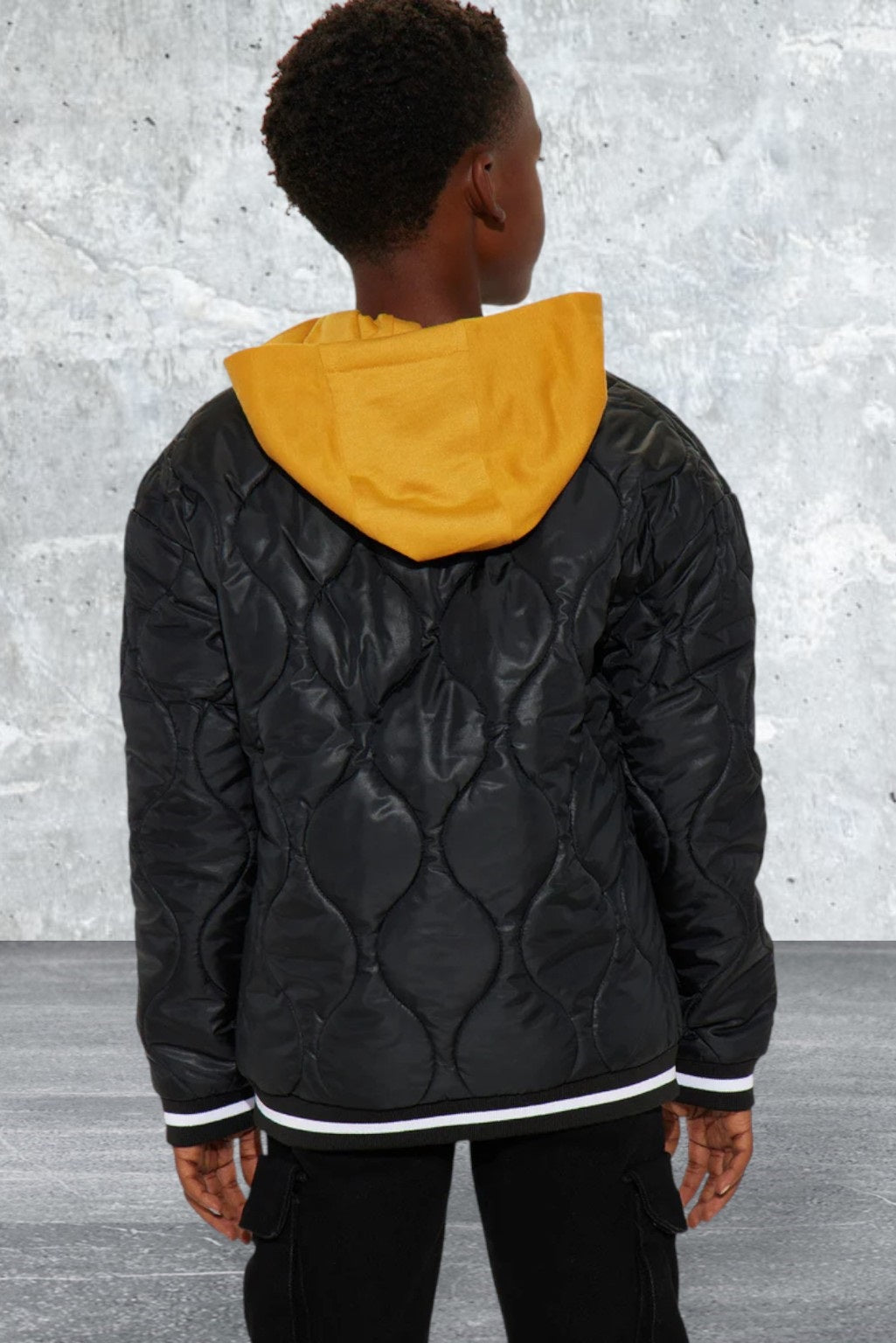 Boys Number 23 Quilted Puffer Jacket