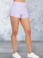 Women's Terry Towel Bralette Top  Mini Shorts Set