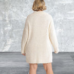Plus Size Long Sleeve Sweater Dress