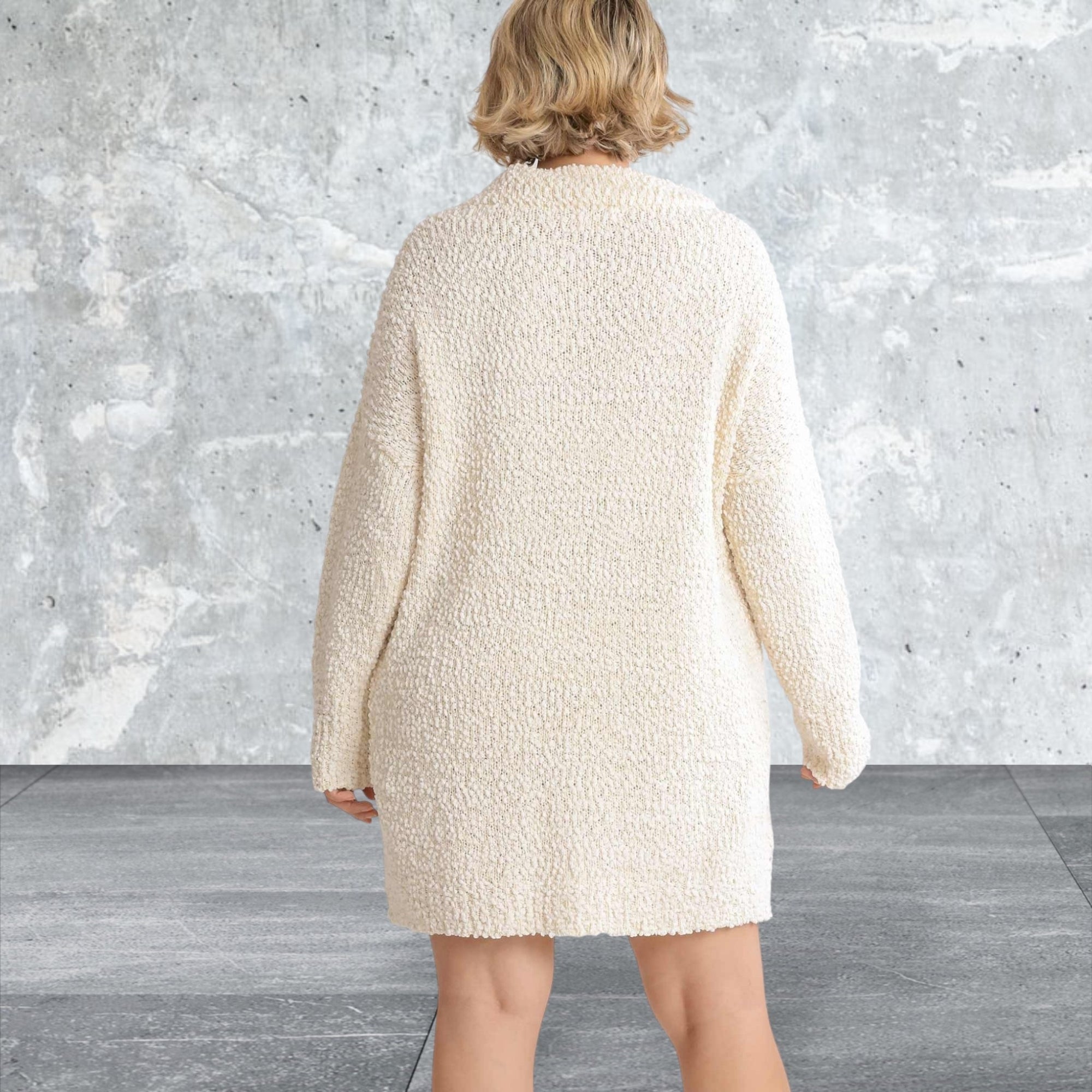Plus Size Long Sleeve Sweater Dress