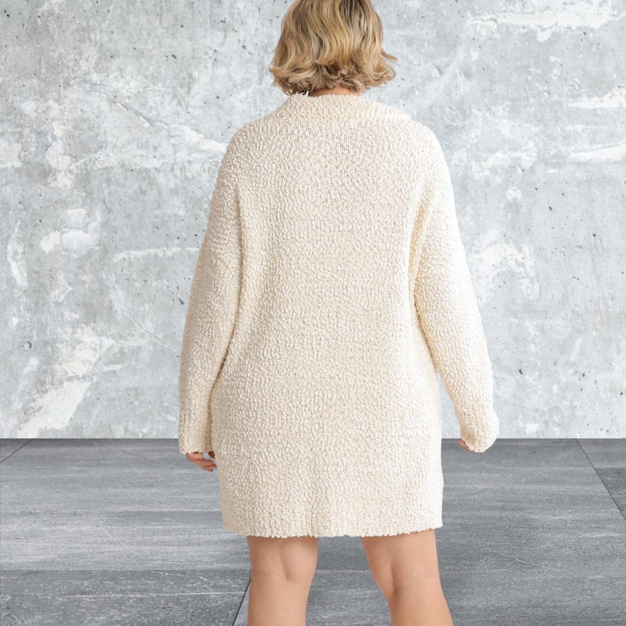 Plus Size Long Sleeve Sweater Dress