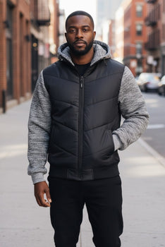 Men's Vest Hooded Jacket