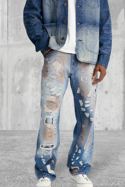 Men's Denim Vintage Blue Jean