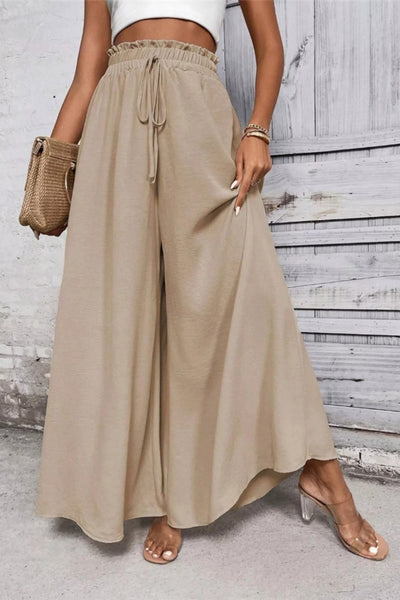 Frill Wide Leg Pants