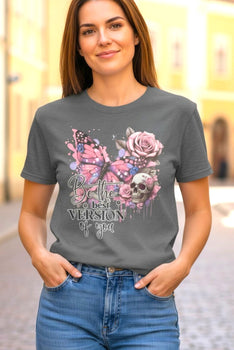 Women Short Sleeve Be The Best Version Of You T-Shirt