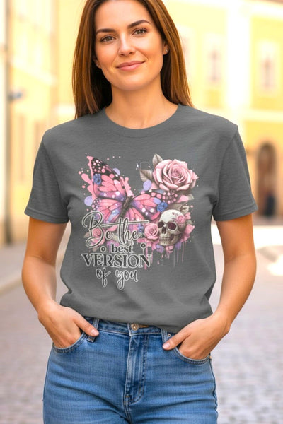 Women Short Sleeve Be The Best Version Of You T-Shirt
