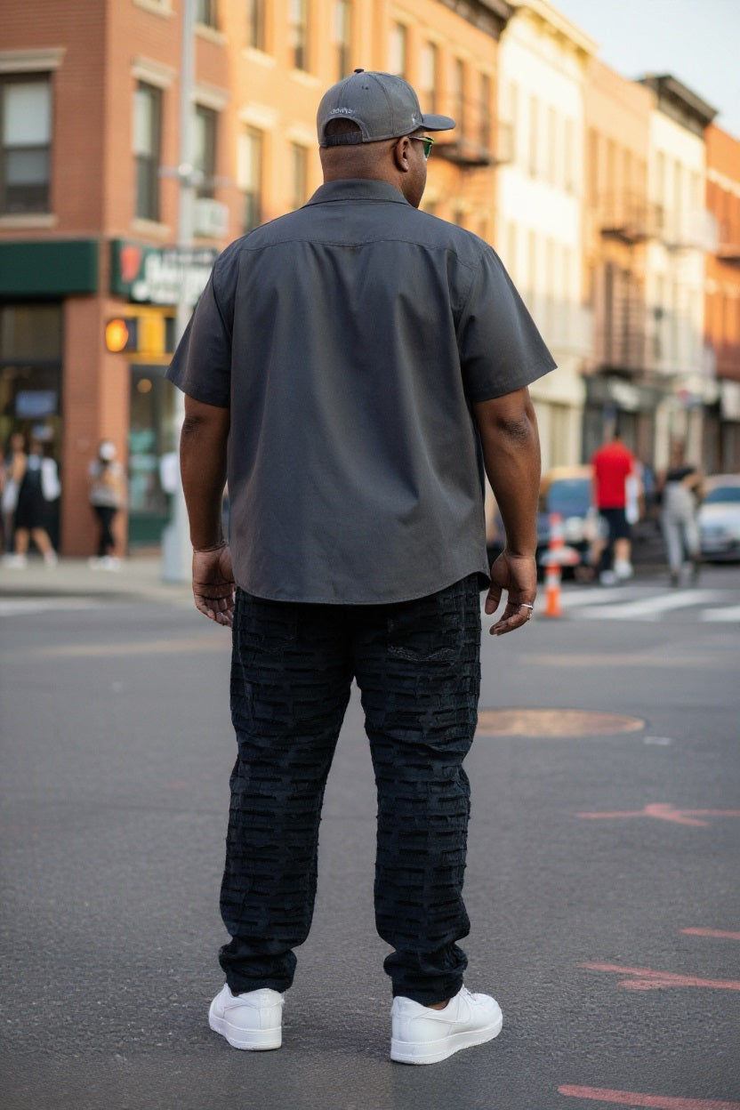 Men's Slim Fit Stretch Khaki Jeans