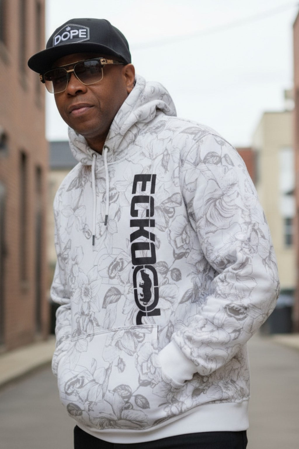 Men's Ecko Unltd White Long sleeve Hoodie