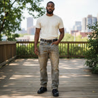 Men's Baggy Jeans with Pockets