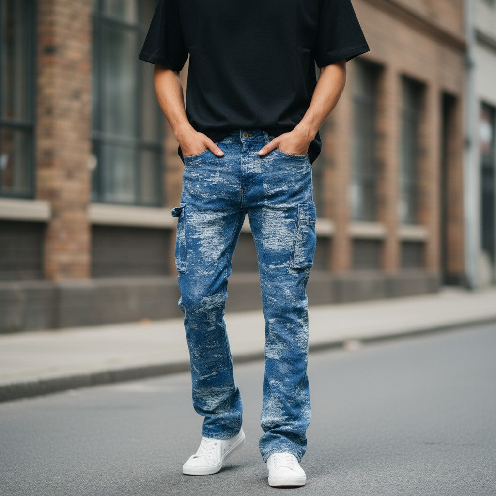 Men's Slim Flare Carpenter Jeans