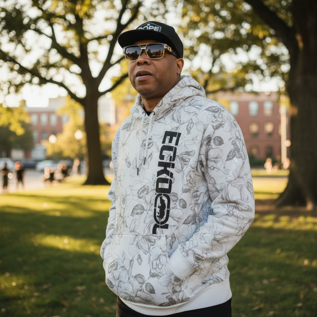 Men's Ecko Unltd White Long sleeve Hoodie